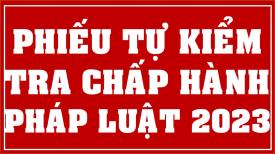 Phiếu 140 về tự kiểm tra việc chấp hành pháp luật về giáo dục nghề nghiệp 2023